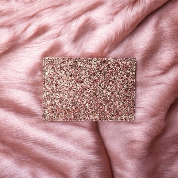 Kate Spade Greta Court Graham Pink Card Holder in Dusty Peony Pink Glitter (EUC) - Picture 6 of 10